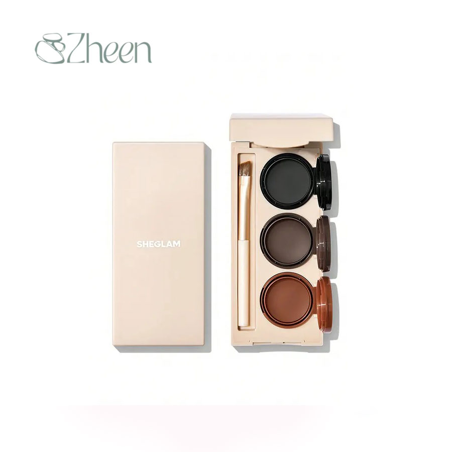 خط چشم و خط ابرو ژله‌ای سه رنگ شیگلم